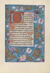 Godziny królowej Izabeli Katolickiej, królowej Hiszpanii: Fol. 132r, ok. 1500.