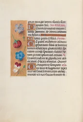 Godziny królowej Izabeli Katolickiej, królowej Hiszpanii: Fol. 19v, ok. 1500.