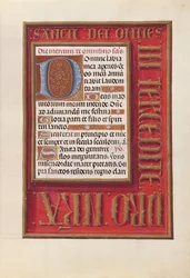 Godziny królowej Izabeli Katolickiej, królowej Hiszpanii: Fol. 38r, ok. 1500.