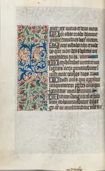 Księga godzin Korzystanie z Rouen: fol. 110v, ok. 1470.