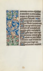 Księga godzin Korzystanie z Rouen: fol. 113v, ok. 1470.