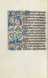 Księga godzin Korzystanie z Rouen: fol. 117v, ok. 1470.