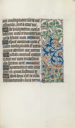 Księga godzin Korzystanie z Rouen: fol. 120r, ok. 1470.