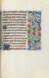 Księga godzin Korzystanie z Rouen: fol. 123r, ok. 1470.
