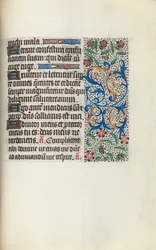 Księga godzin Korzystanie z Rouen: fol. 127r, ok. 1470.