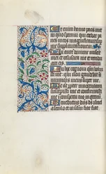 Księga godzin Korzystanie z Rouen: fol. 128v, ok. 1470.