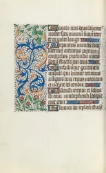 Księga godzin Korzystanie z Rouen: fol. 136v, ok. 1470.
