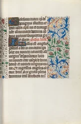 Book of Hours Korzystanie z Rouen: fol. 141r, ok. 1470.