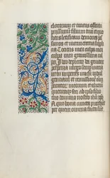 Księga godzin Korzystanie z Rouen: fol. 25v, ok. 1470.