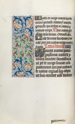 Księga godzin Korzystanie z Rouen: fol. 35v, ok. 1470.