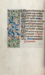 Księga godzin Korzystanie z Rouen: fol. 38v, ok. 1470.