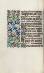Księga godzin Korzystanie z Rouen: fol. 61v, ok. 1470.