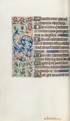 Księga godzin Korzystanie z Rouen: fol. 62v, ok. 1470.