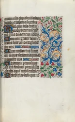 Księga godzin Korzystanie z Rouen: fol. 65r, ok. 1470.