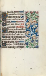 Księga godzin Korzystanie z Rouen: fol. 75r, ok. 1470.