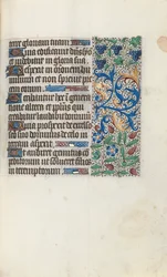 Księga godzin Korzystanie z Rouen: fol. 89r, ok. 1470.
