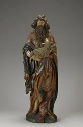 Jan Chrzciciel, ok. 1515 (drewno wapienne częściowo polichromowane)