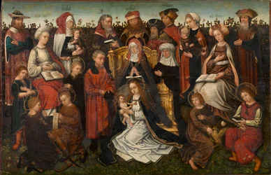 Rodzina św. Anny, ok. 1500-10 (olej na desce)