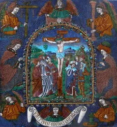 Tablica z Ukrzyżowaniem, francuska, XVI w.