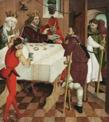 Miłosierdzie św. Oswalda, ok. 1480-85 (olej na płycie)