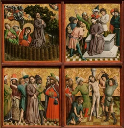 Ołtarz z Męką Pańską, ok. 1440 (olej i złoto na drewnie)