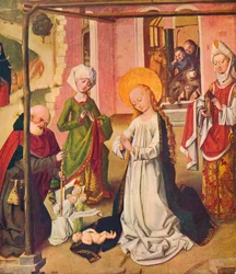 Adoracja Dzieciątka, ok. 1480 1907