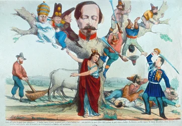 Alegoria Włoch podczas Risorgimento