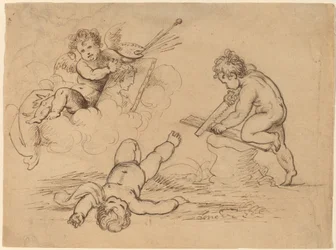 Alegoria: Cztery Putti