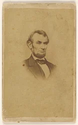 [Rycina przedstawiająca Abrahama Lincolna według fotografii Mathew B. Brady
