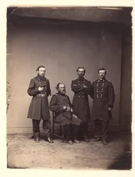 Generał William Ward i sztab