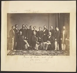 Książę Walii i świta (Nowy Jork), 1860