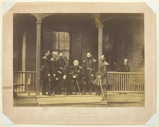 Generał porucznik Scott, naczelny generał armii i sztabów USA, 1861.