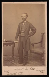 Portret Samuela Sullivana Coxa 1824-1889, przed 1889.