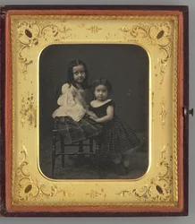 Niezatytułowany portret dwóch dziewczyn, 1861.