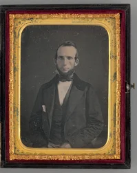 Portret siedzącego mężczyzny bez tytułu, 1862.