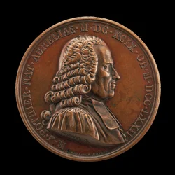 Robert-Joseph Pothier, 1699-1772, prawnik i profesor [awers], 1823.