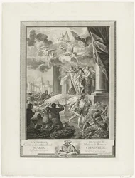 Łaskawość cesarza Józefa II dla protestantów, 1783 La Clemence de Joseph II (tytuł na obiekcie)