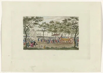 Wyprzedzanie Księżnej Orańskiej i Dzieci, 1787