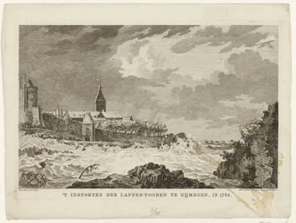 Zawalenie się wieży Lapp w Nijmegen, 1784 Zawalenie się wieży Lapp w Nijmegen. W 1784 (tytuł na obiekcie)
