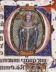 Święty Ambroży - (Miniatura, c.1492-1523)