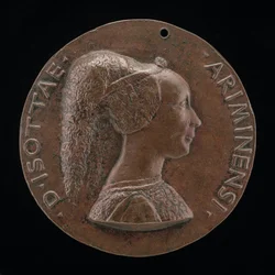 Isotta degli Atti, 14321433-1474, Pani 1446, następnie żona po 1453, Sigismondo Malatesta [obv