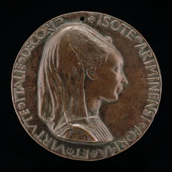 Isotta degli Atti, 14321433-1474, Pani 1446, następnie żona po 1453, Sigismondo Malatesta [obv