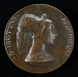 Isotta degli Atti, 14321433-1474, Pani 1446, następnie żona po 1453, Sigismondo Malatesta [obv