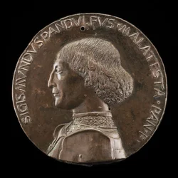 Sigismondo Pandolfo Malatesta, 1417-1468, Pan Rimini i Fano [awers], 1446.