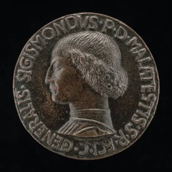 Sigismondo Pandolfo Malatesta, 1417-1468, Pan Rimini i Fano [awers], 1446.