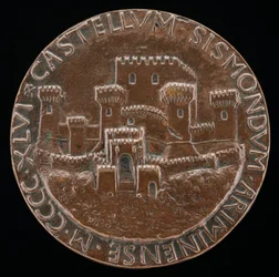Zamek w Rimini [rewers], 1446.