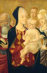 Madonna z Dzieciątkiem ze św. Hieronima, św. Katarzyną Aleksandryjską i aniołami