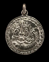 Tarcza, Kirys, Kask i Herb [rewers], 1541.