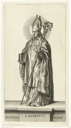 Święty Albert S. Albertus (tytuł na obiekcie) Święci (tytuł serii)