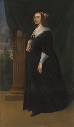 Maria Hartmansdr de Custer, ok. 1755 (olej na płótnie)